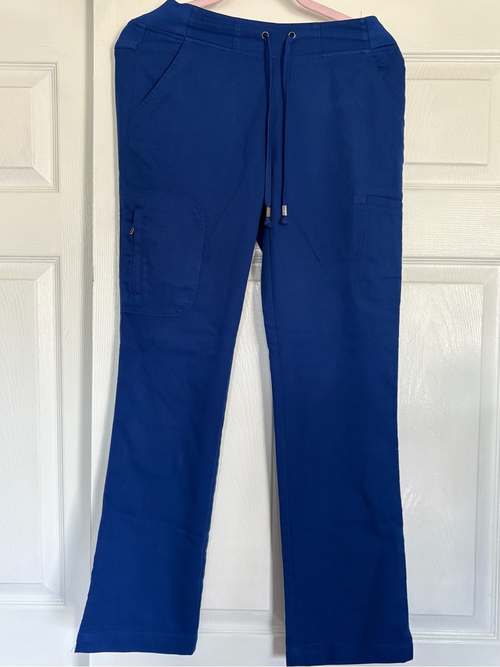 Greys Anatomy Drawstring Utility Pants in Royal Blue